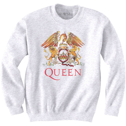 Queen Unisex Sweatshirt: Classic Crest Sweatshirt