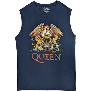 Queen Unisex Tank T-Shirt: Classic Crest Tank T-Shirt