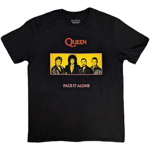 Queen Unisex T-Shirt: Face It Alone Panel T-Shirt