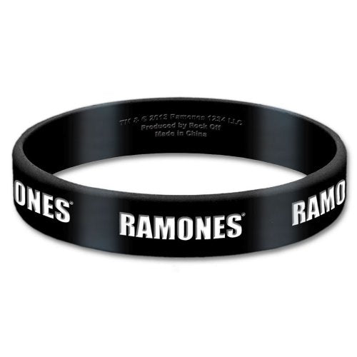 Ramones Gummy Wristband: Logo Polsband