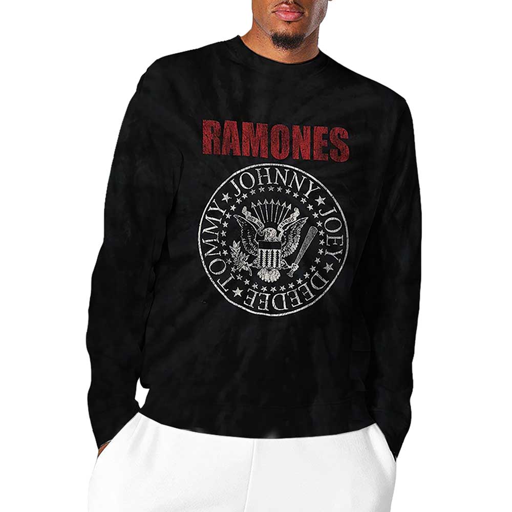 Ramones Unisex Long Sleeve T-Shirt: Presidential Seal (Wash Collection) Long Sleeve T-Shirt