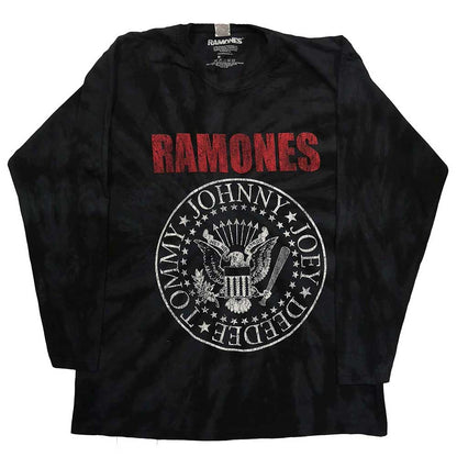 Ramones Unisex Long Sleeve T-Shirt: Presidential Seal (Wash Collection) Long Sleeve T-Shirt