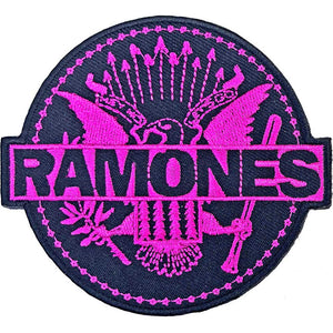 Ramones Standard Patch: Pink Seal Standaard patch