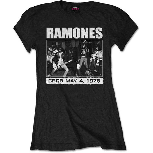 Ramones Ladies T-Shirt: CBGB 1978 T-Shirt