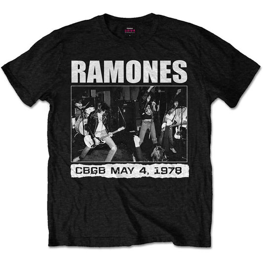 Ramones Unisex T-Shirt: CBGB 1978 T-Shirt