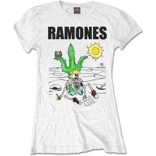 Ramones Ladies T-Shirt: Loco Live T-Shirt