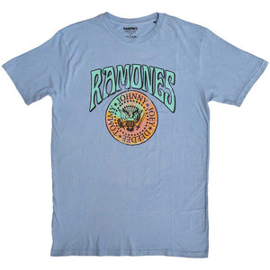 Ramones Unisex T-Shirt: Crest Psych T-Shirt
