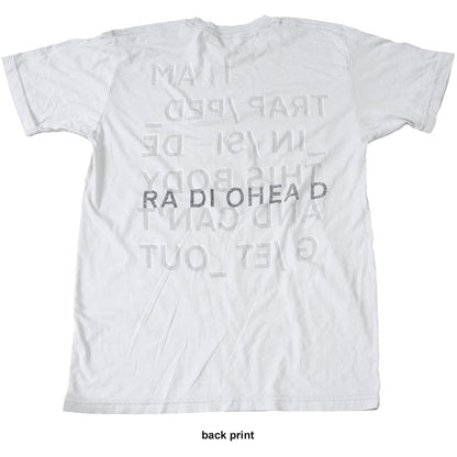 Radiohead Unisex T-Shirt: Trapped (Back Print) T-Shirt