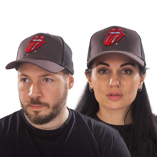 The Rolling Stones Unisex Baseball Cap: Classic Tongue (2 Tone) Baseballpet