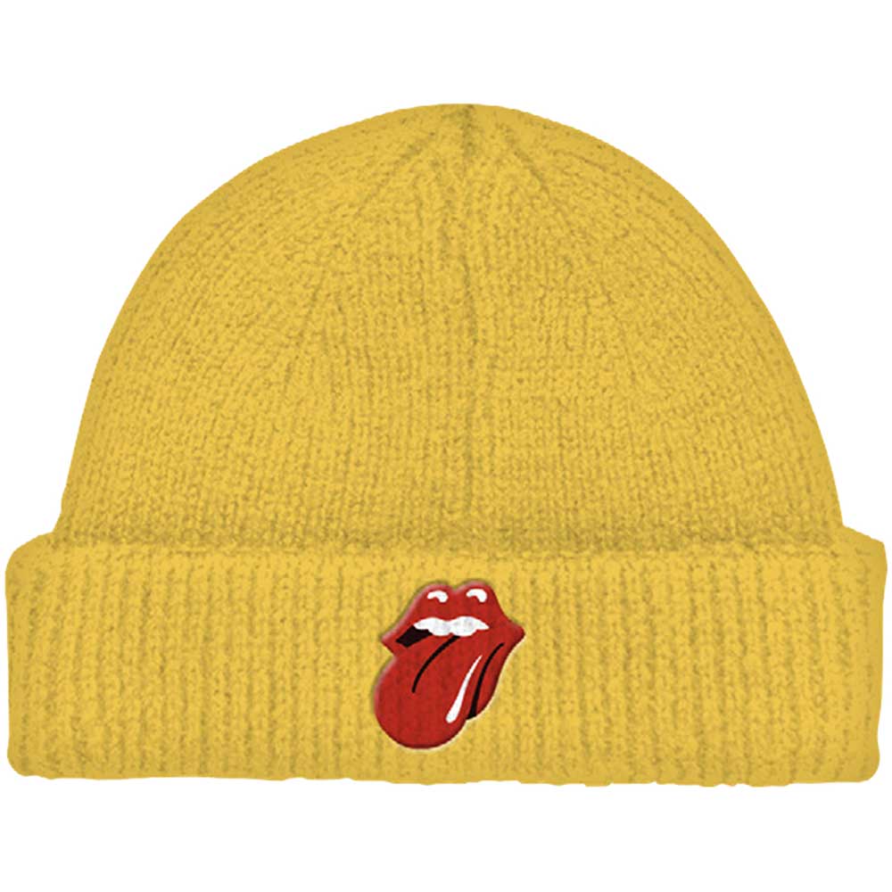 The Rolling Stones Unisex Beanie Hat: 72 Tongue (Roll Up) Muts