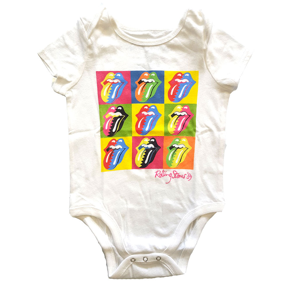 The Rolling Stones Kids Baby Grow: Two-Tone Tongues Babypakje