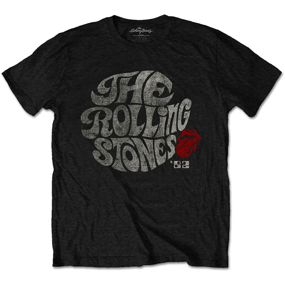 The Rolling Stones Unisex T-Shirt: Swirl Logo '82 (Eco-Friendly) T-Shirt