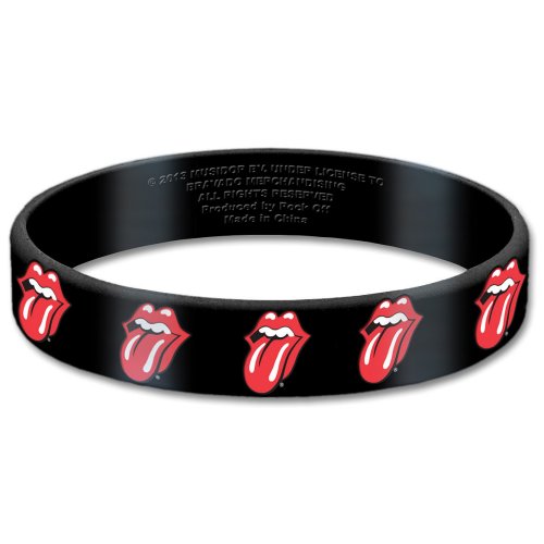 The Rolling Stones Gummy Wristband: Tongues Polsband