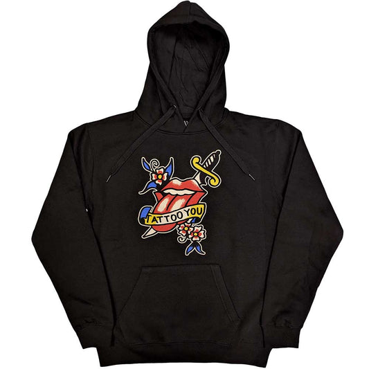 The Rolling Stones Unisex Pullover Hoodie: Tattoo You Lick Trui met capuchon