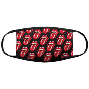 The Rolling Stones Face Mask: Tongue Repeat Gezichtsmasker