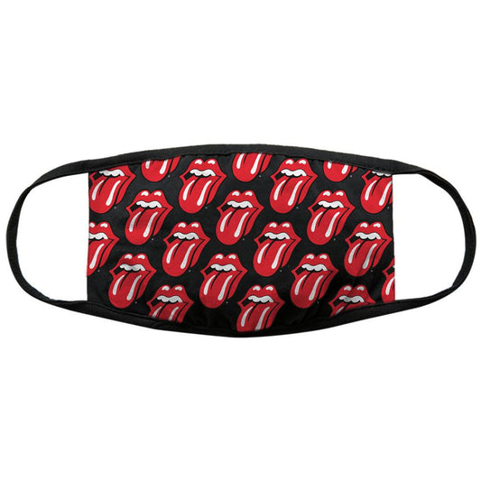 The Rolling Stones Face Mask: Tongue Repeat Gezichtsmasker