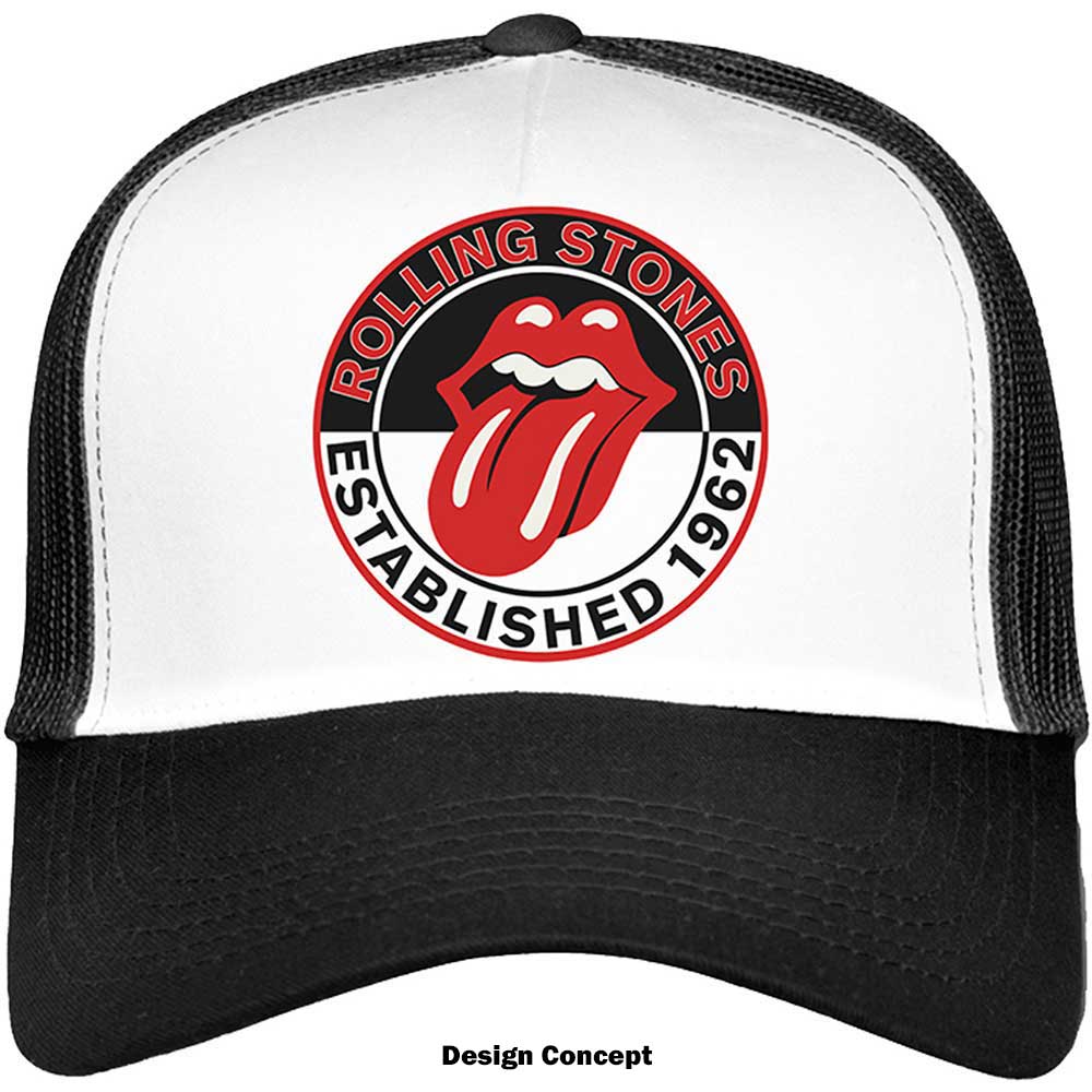 The Rolling Stones Unisex Mesh Back Cap: Est. 1962 Mesh Back Cap