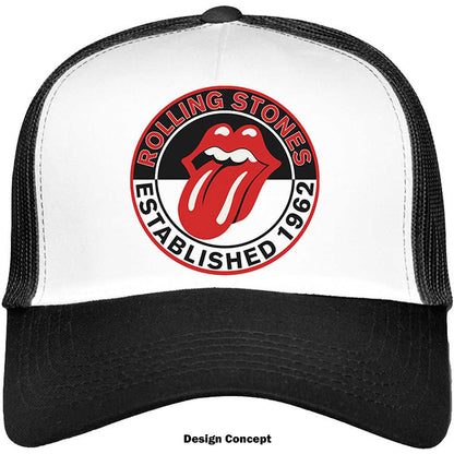 The Rolling Stones Unisex Mesh Back Cap: Est. 1962 Mesh Back Cap