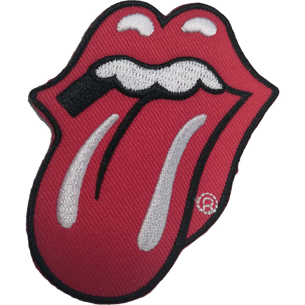 The Rolling Stones Standard Patch: Classic Tongue Red (Embroidered) Standaard patch