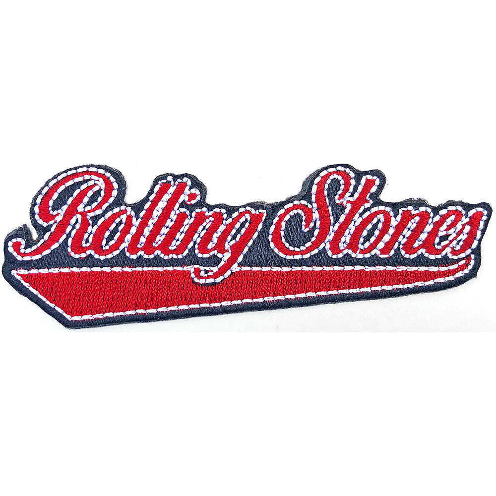 The Rolling Stones Standard Patch: Baseball Script Standaard patch