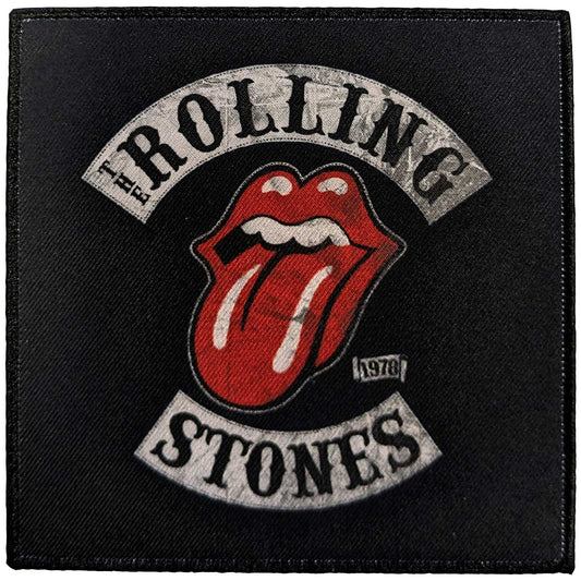 Een foto van een Standard Patch van The Rolling Stones.