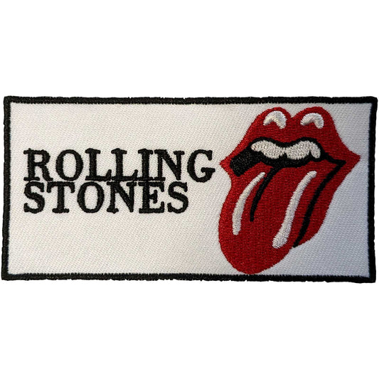 Een foto van een Standard Patch van The Rolling Stones.