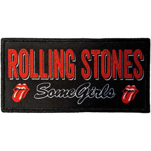 Een foto van een Standard Patch van The Rolling Stones.