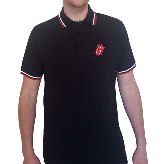 The Rolling Stones Unisex Polo Shirt: Classic Tongue Polo Shirt