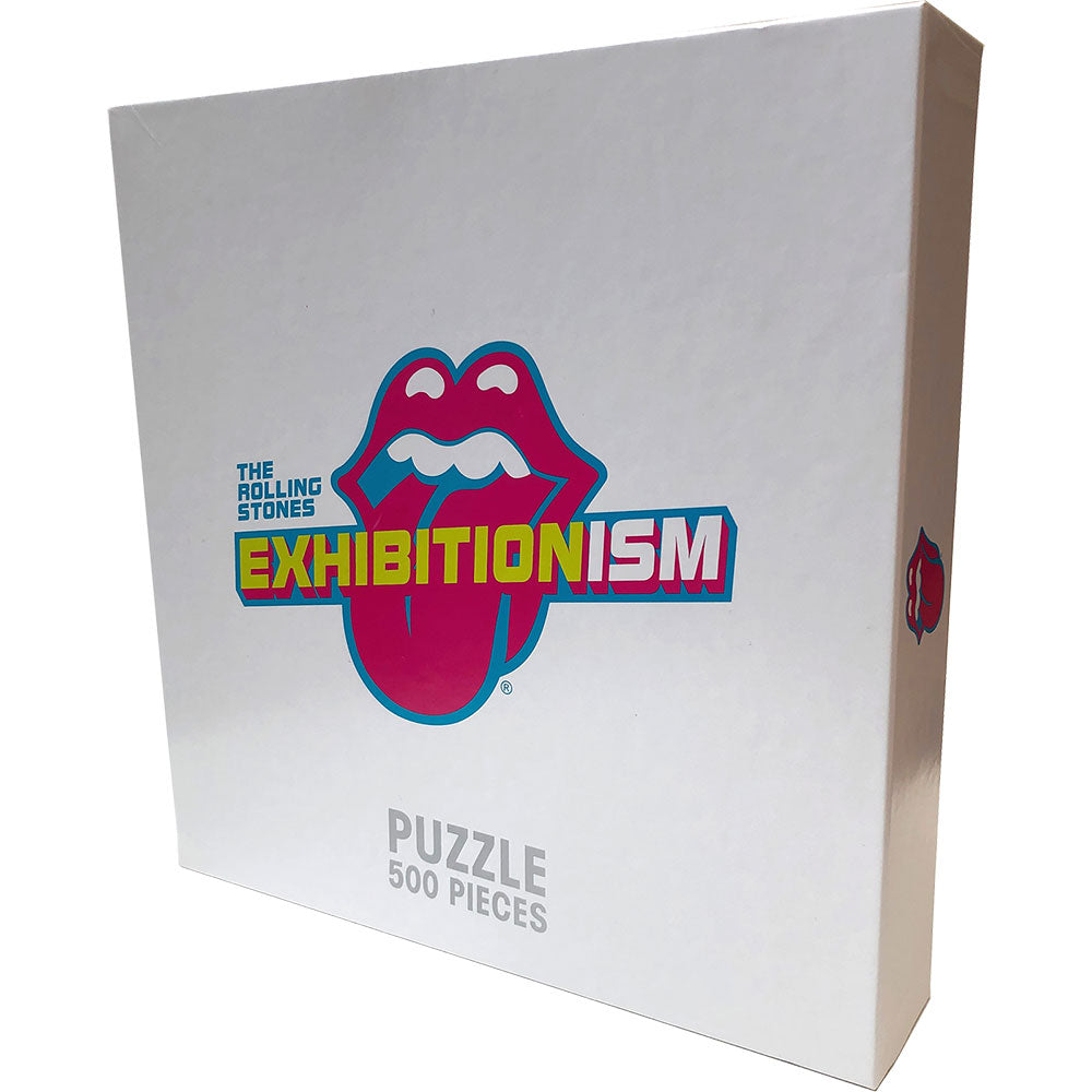 The Rolling Stones 500 Piece Puzzle: Exhibitionism Record Round 500 Piece Puzzle