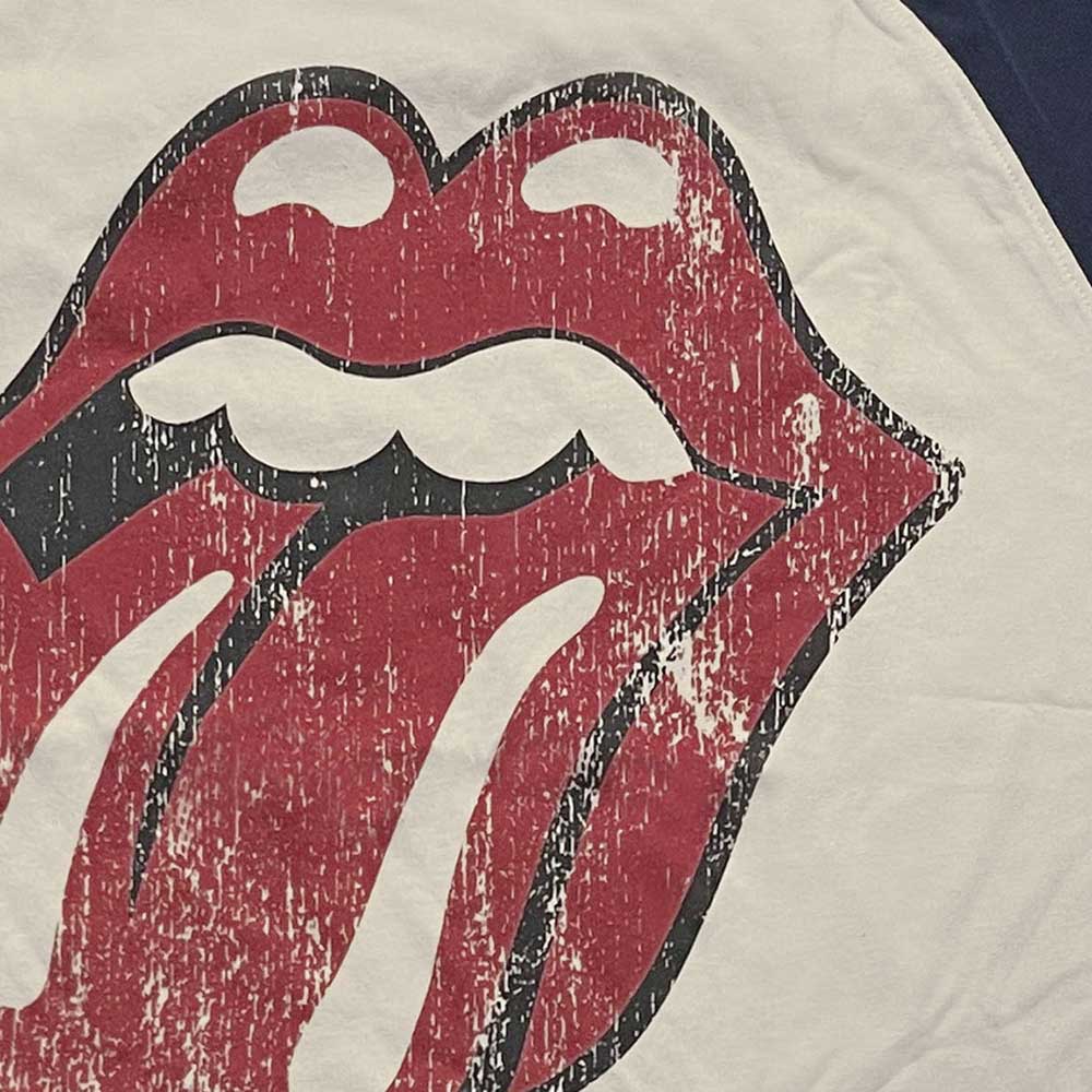 The Rolling Stones Unisex Raglan T-Shirt: Lick Raglan T-Shirt