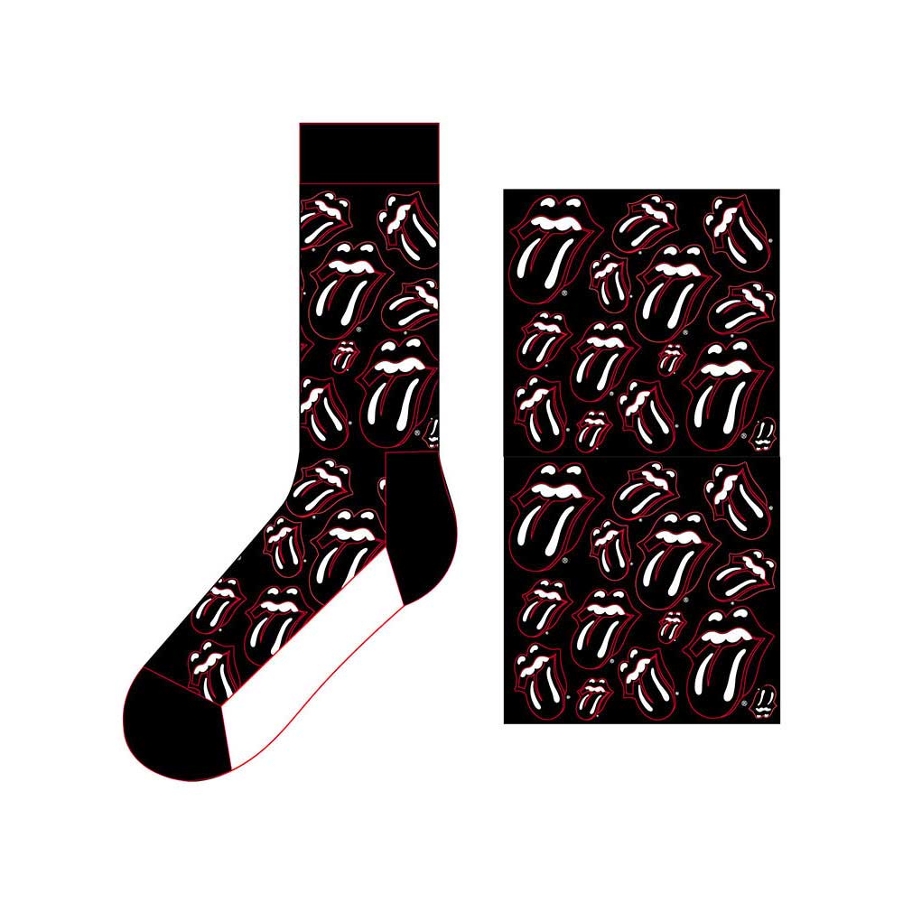 The Rolling Stones Unisex Ankle Socks: Outline Tongues (UK Size 7 - 11) Enkelsokken