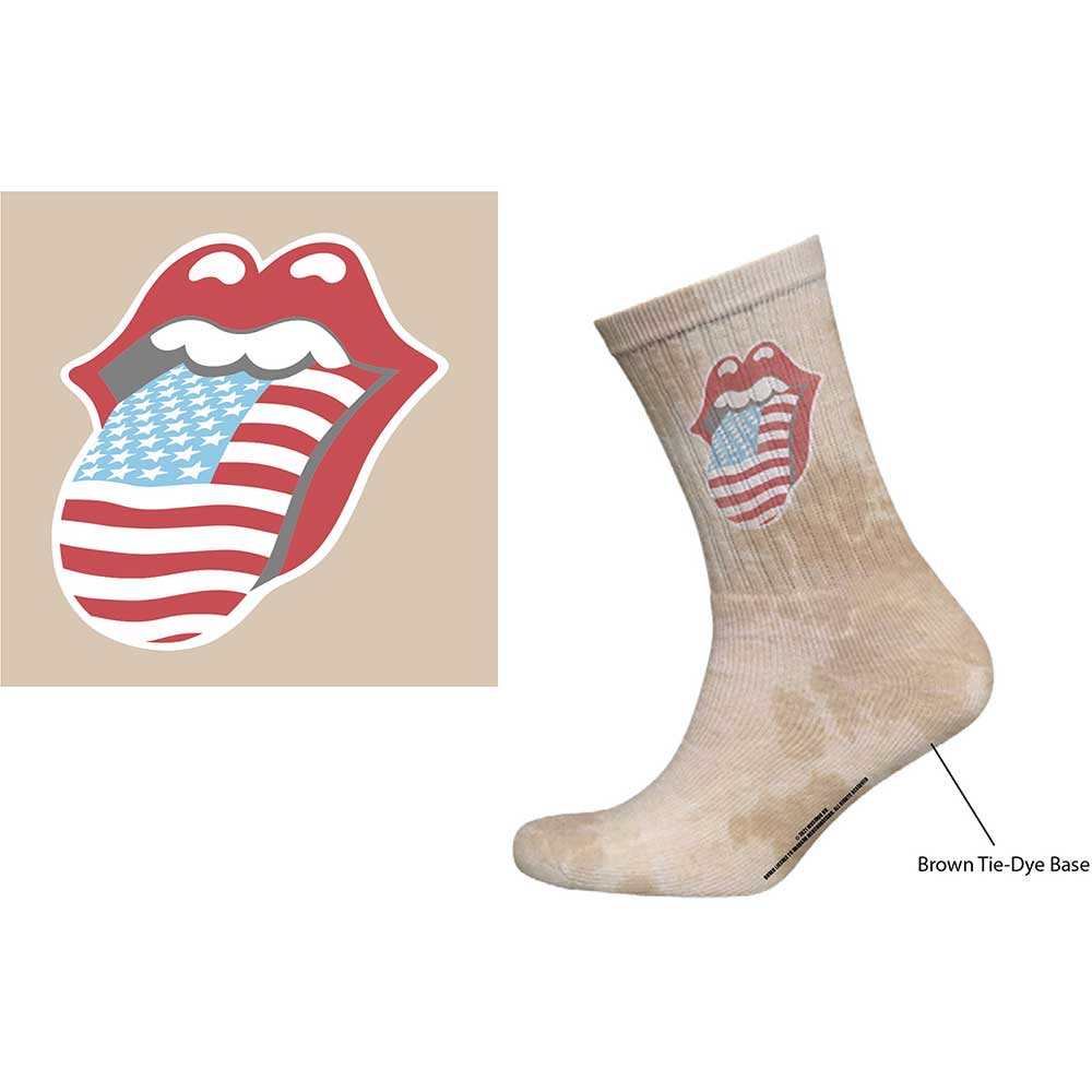 The Rolling Stones Unisex Ankle Socks: US Tongue (UK Size 7 - 11) Enkelsokken