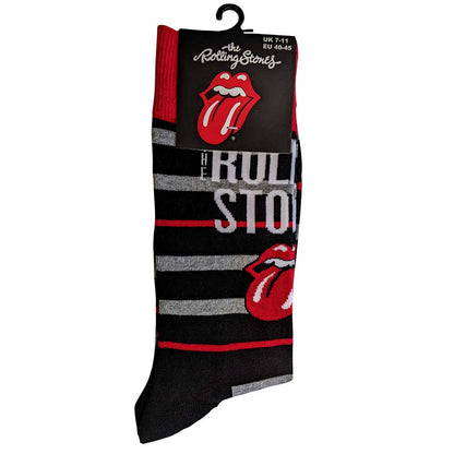 The Rolling Stones Unisex Ankle Socks: Logo & Tongue (UK Size 7 - 11) Enkelsokken