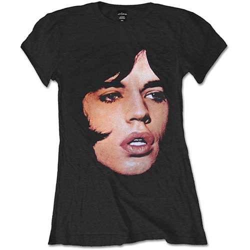 The Rolling Stones Ladies T-Shirt: Mick Portrait T-Shirt