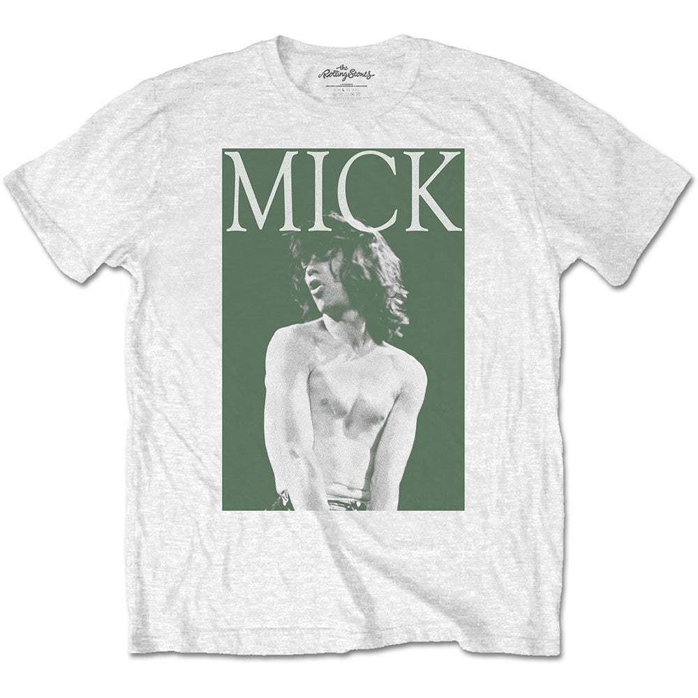 The Rolling Stones Unisex T-Shirt: Mick Photo Version 2 T-Shirt