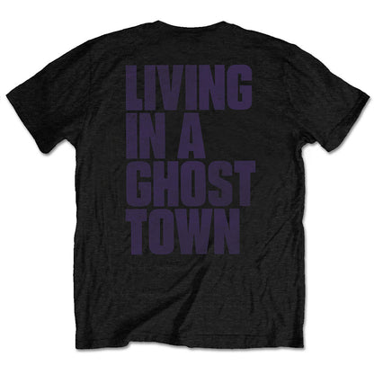 The Rolling Stones Unisex T-Shirt: Ghost Town Distressed (Back Print) T-Shirt