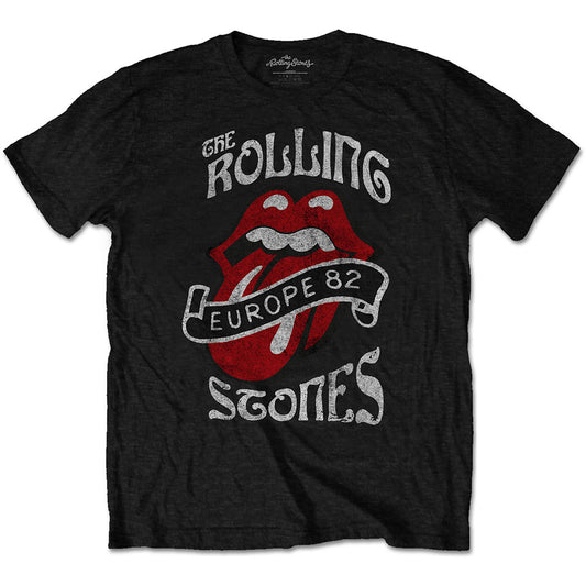 The Rolling Stones Unisex T-Shirt: Europe '82 Tour T-Shirt