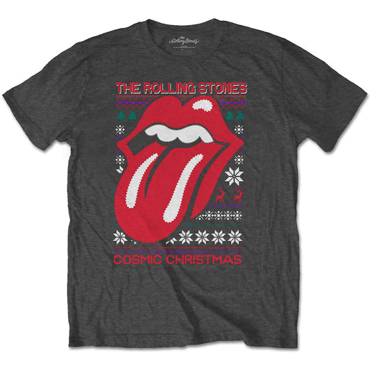 The Rolling Stones Unisex T-Shirt: Cosmic Christmas T-Shirt