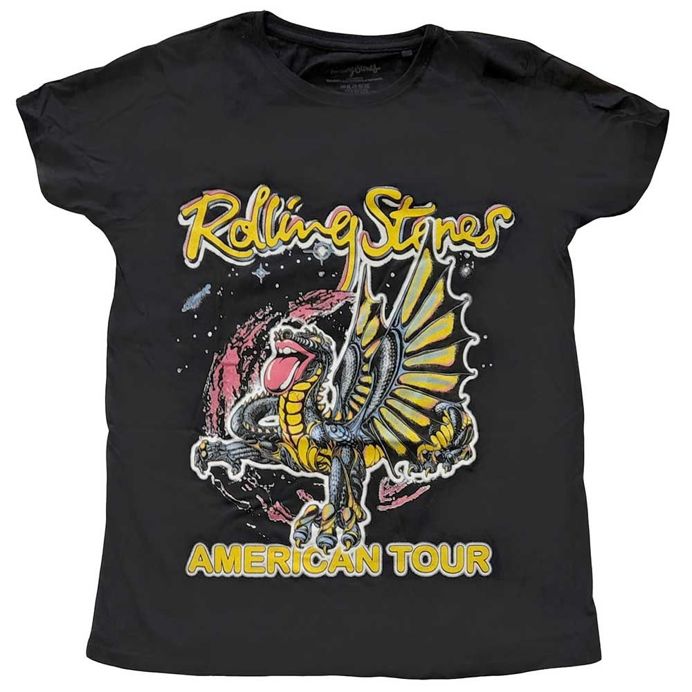 The Rolling Stones Ladies T-Shirt: American Tour Dragon T-Shirt