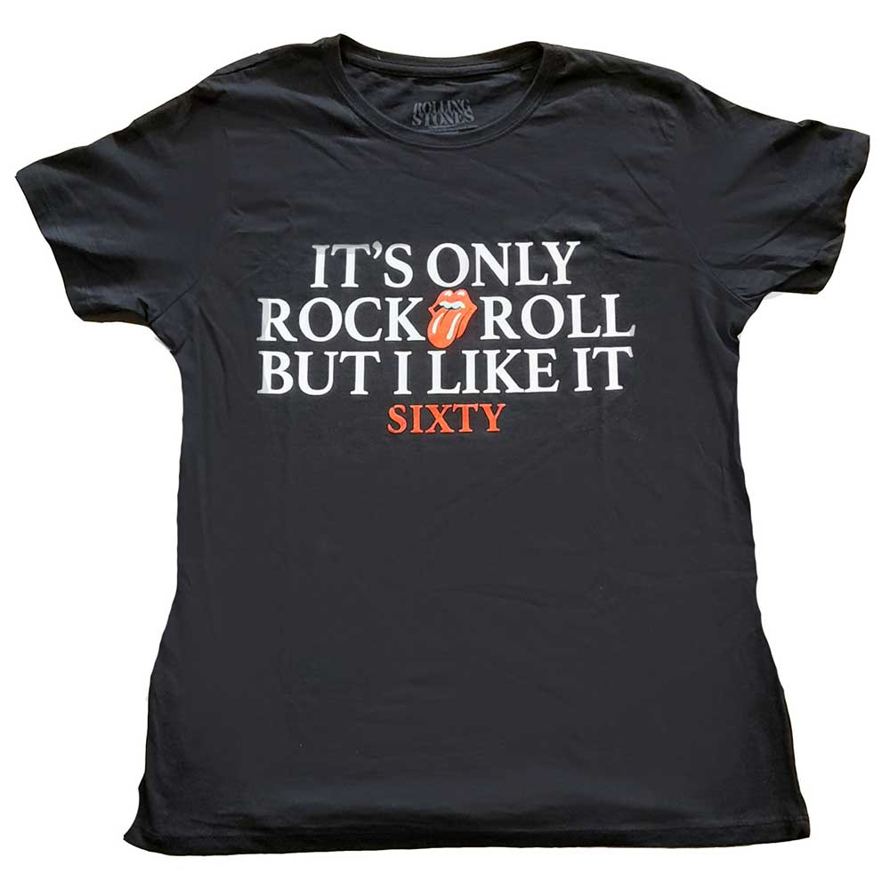 The Rolling Stones Ladies T-Shirt: Sixty It's only R&R but I like it (Foiled) T-Shirt