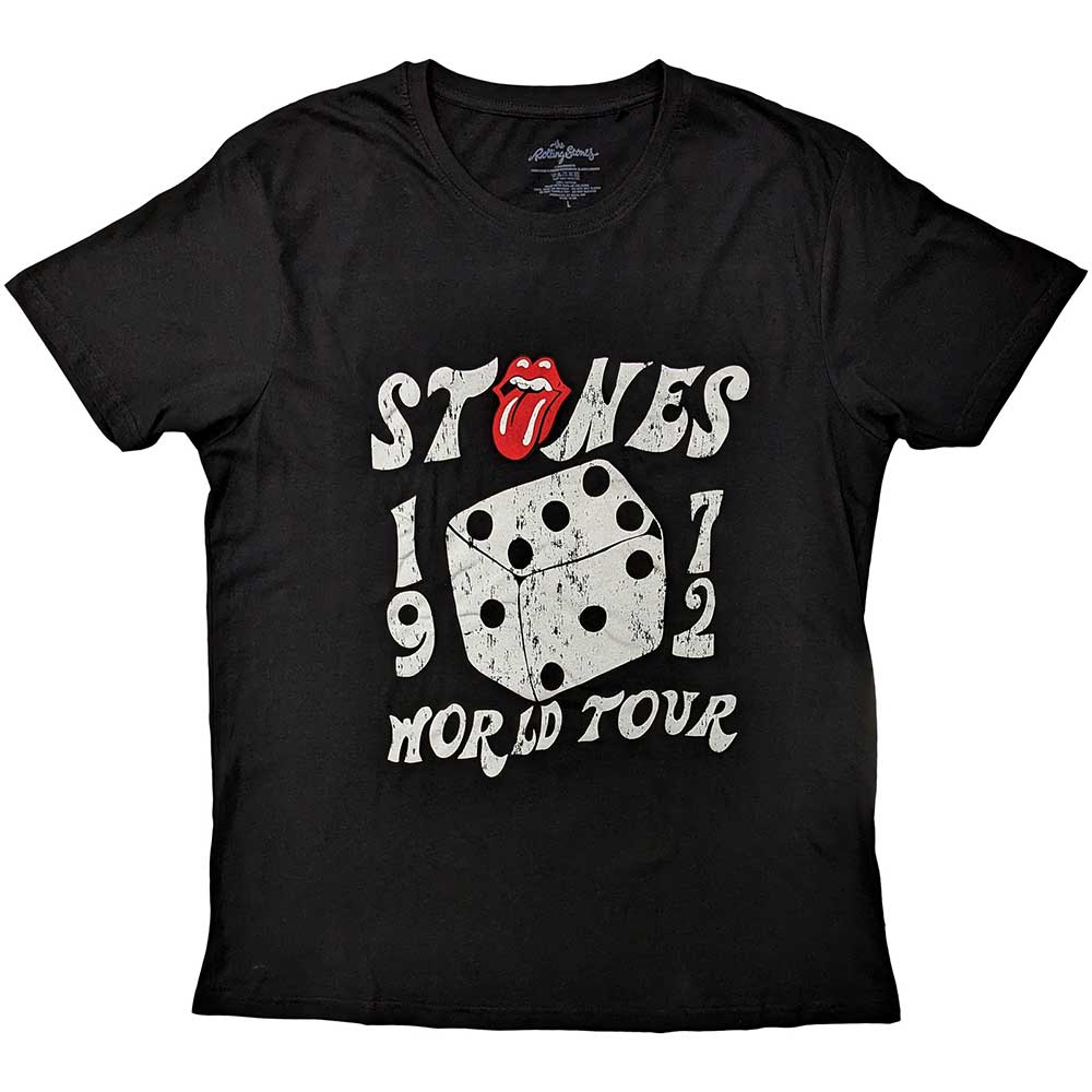 The Rolling Stones Unisex T-Shirt: Dice Tour '72 T-Shirt