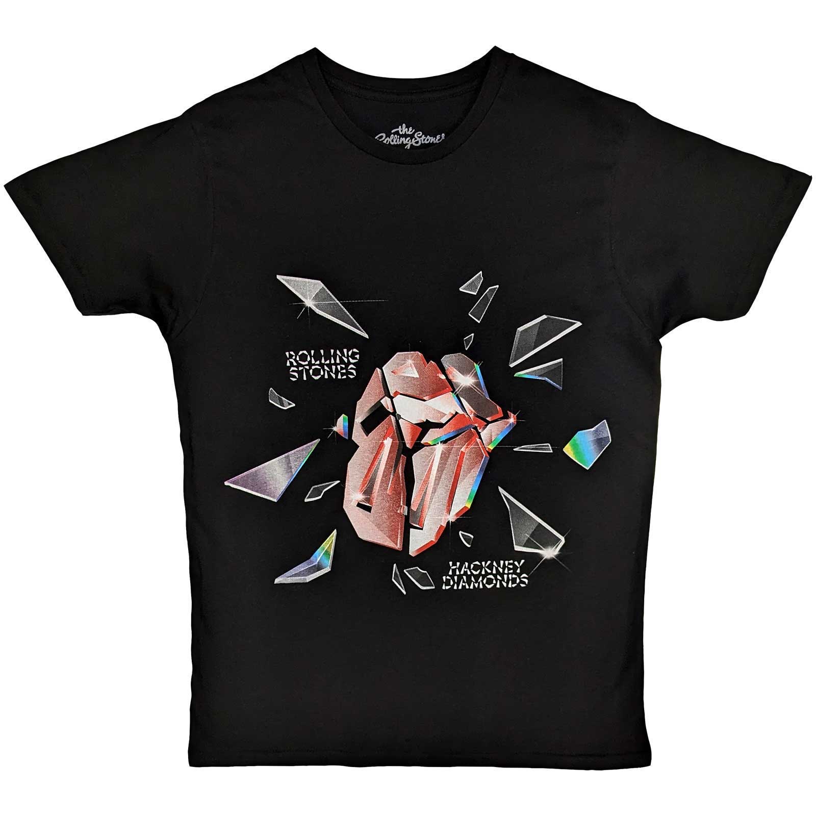 Een foto van een T-Shirt van The Rolling Stones.