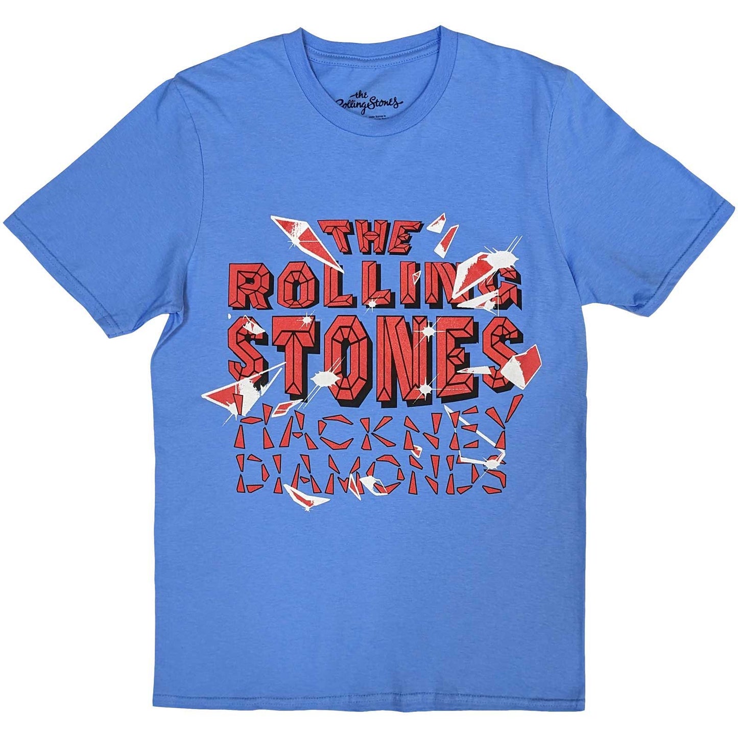 Een foto van een T-Shirt van The Rolling Stones.