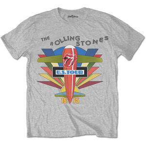 The Rolling Stones Unisex T-Shirt: Retro US Tour 1975 T-Shirt