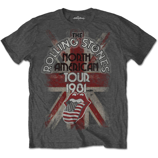 The Rolling Stones Unisex T-Shirt: North American Tour 1981 T-Shirt