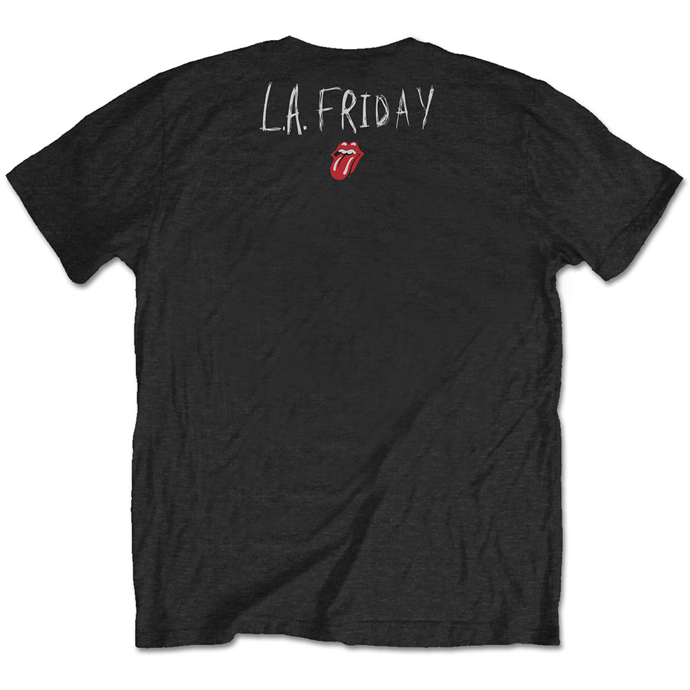 The Rolling Stones Unisex T-Shirt: LA Friday (Back Print) T-Shirt