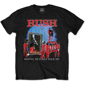 Rush Unisex T-Shirt: Moving Pictures Tour T-Shirt