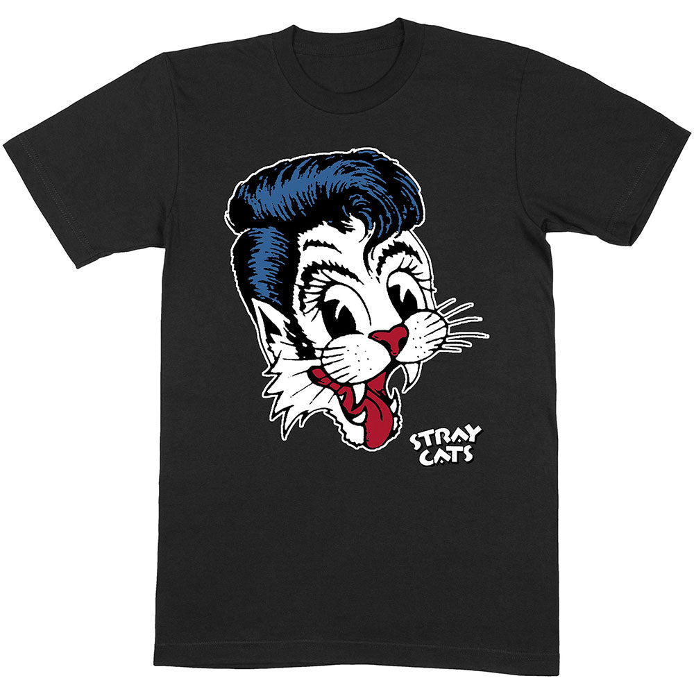 Stray Cats Unisex T-Shirt: Big Blue Cat T-Shirt