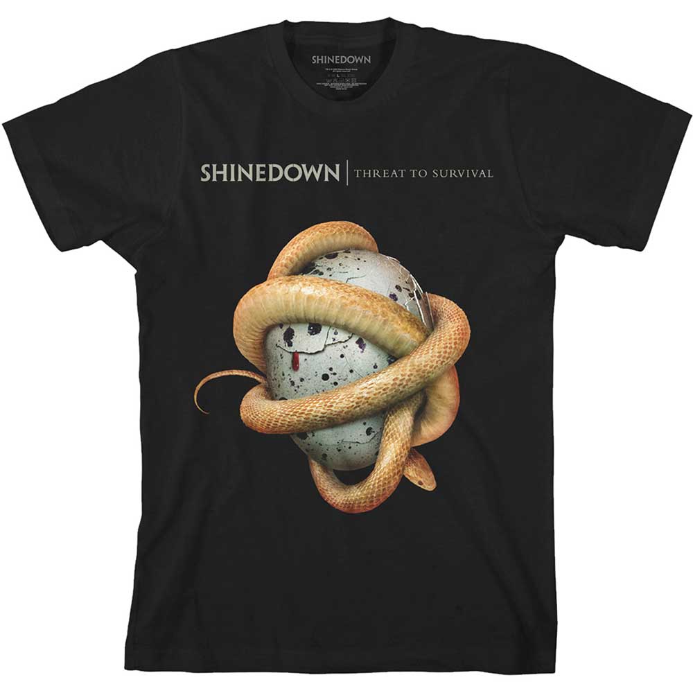 Shinedown Unisex T-Shirt: Clean Threat T-Shirt