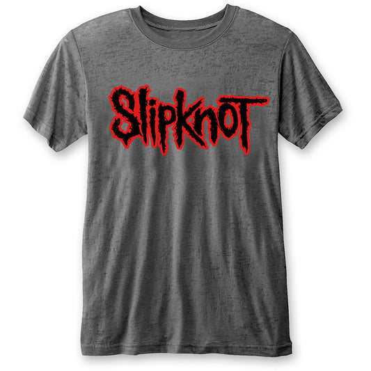 Slipknot Unisex T-Shirt: Logo (Burnout) T-Shirt